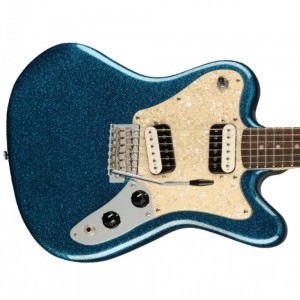 Fender Squier Paranormal Super-Sonic, Laurel Fingerboard, Blue Sparkle